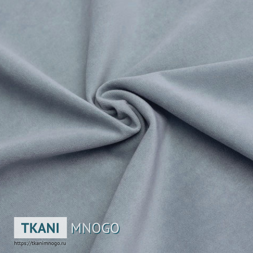 Фото внешнего вида велюра “Proshe-V12” (однотонный серый)