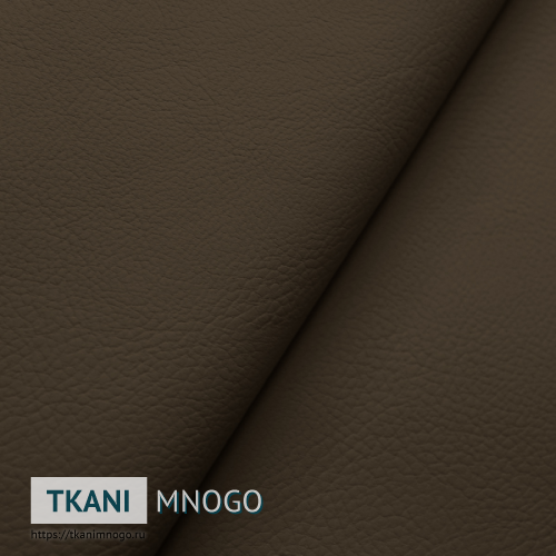 Фото автомобильной ткани Экокожа 316 коричневый крупным планом