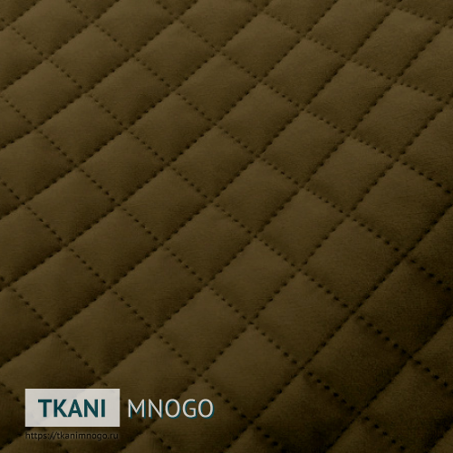 Фото обивки велюра “CSBYH1-11A” (ромб коричневый)