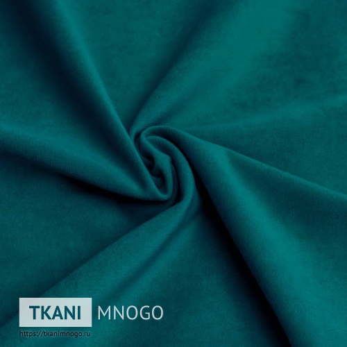 Фото материала велюра “Cf016-24” (однотонный зеленый)