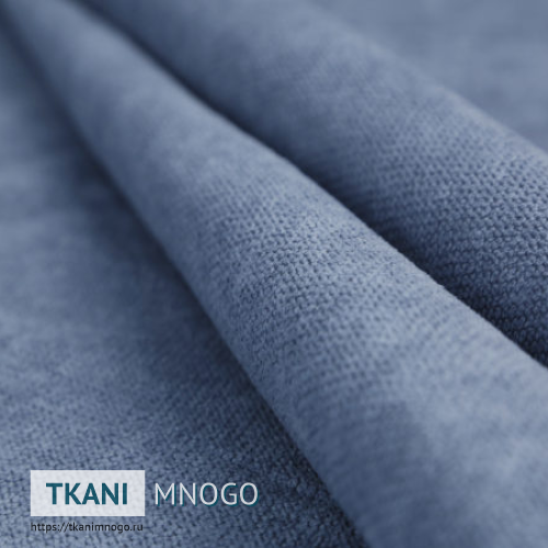 Фото материала велюра “78” (однотонный синий, серый)