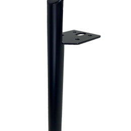 Опора - М024 Н150+50 черная - ножка для дивана, для кровати, для кресла
 - Ножки хромированные