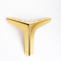 Опора угол прямой М012 Н100 Золото (ножка мебельная)
 - Ножки хромированные