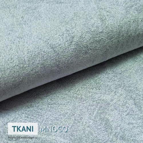 Фото текстиля 6 артикул - серый однотонный. Производитель Китай. Замша - фактура.